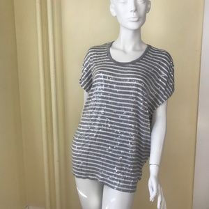 Michael Kohrs Sequined Tee - Sz L